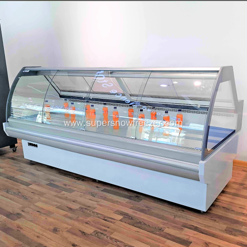 Front open commercial meat display fridge for sale